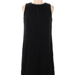 Little Black Dress - Sheath with Neckline Detail